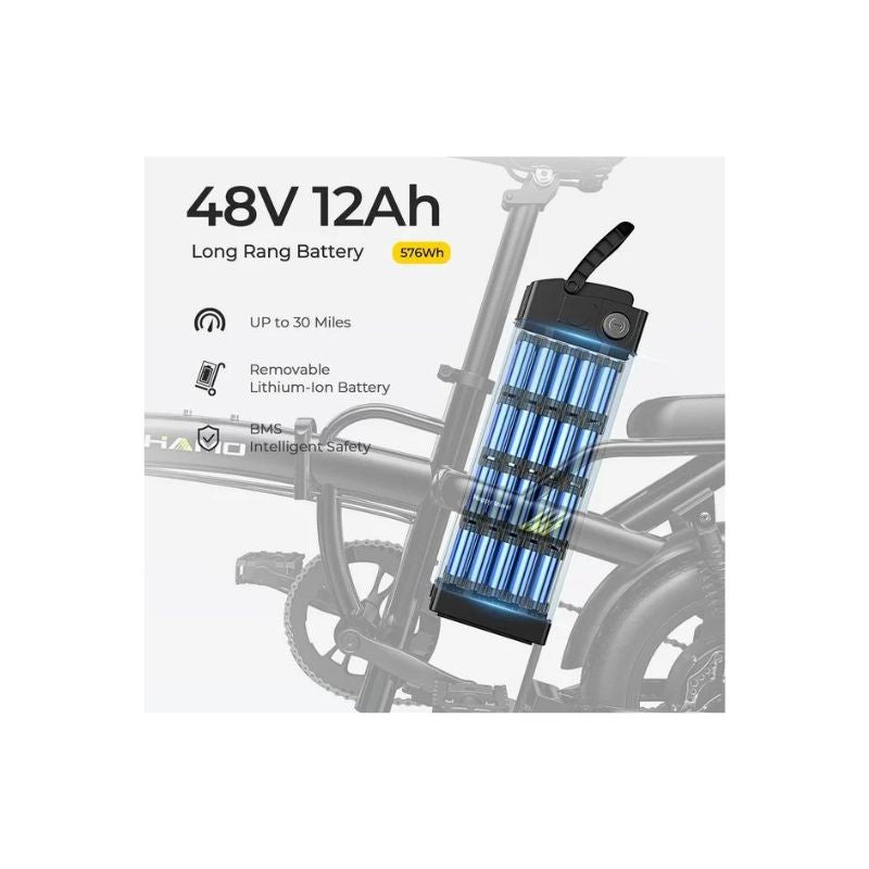 sohamo electric bicycles SOHAMO-A2-Folding-Electric-Bike