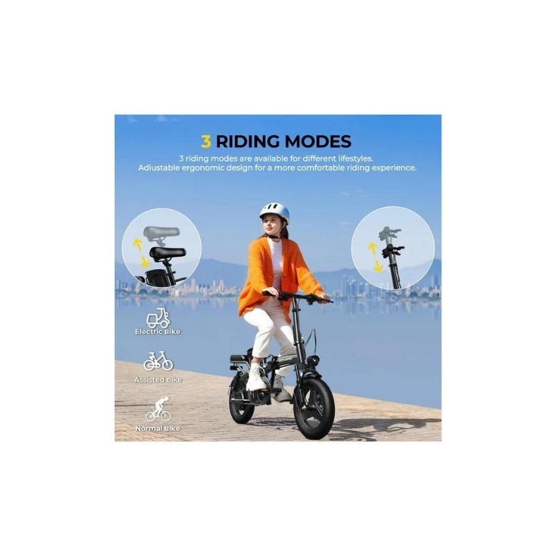 sohamo electric bicycles SOHAMO-A2-Folding-Electric-Bike